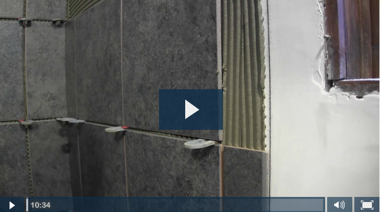 video installing wall tile part 2